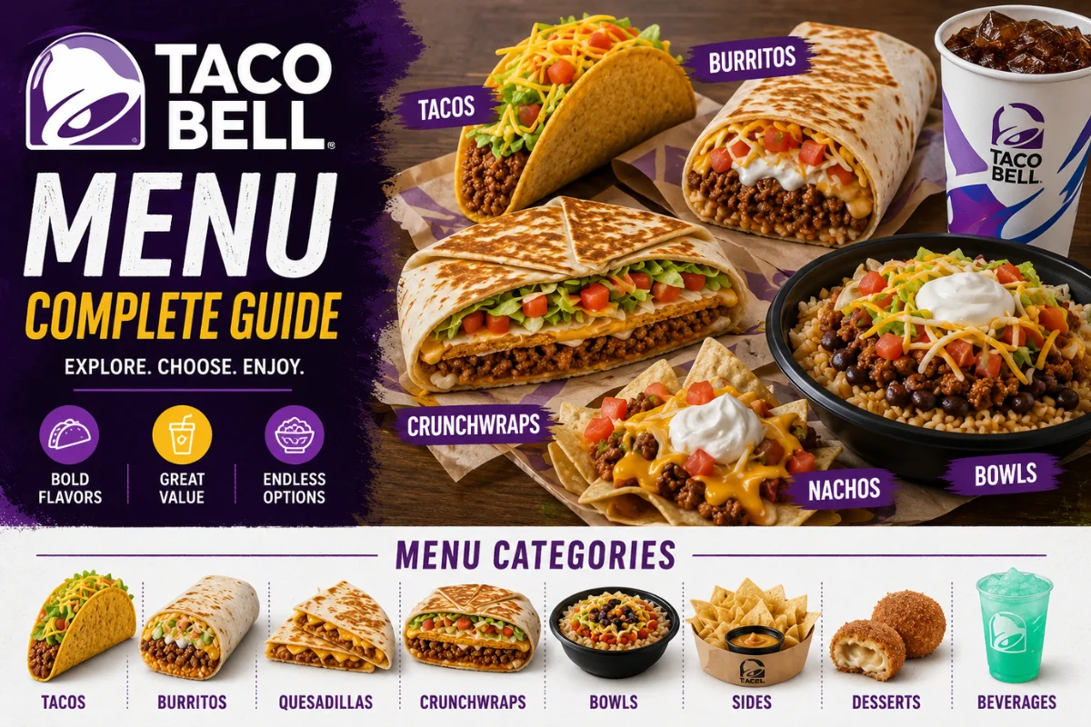 Taco bell menu