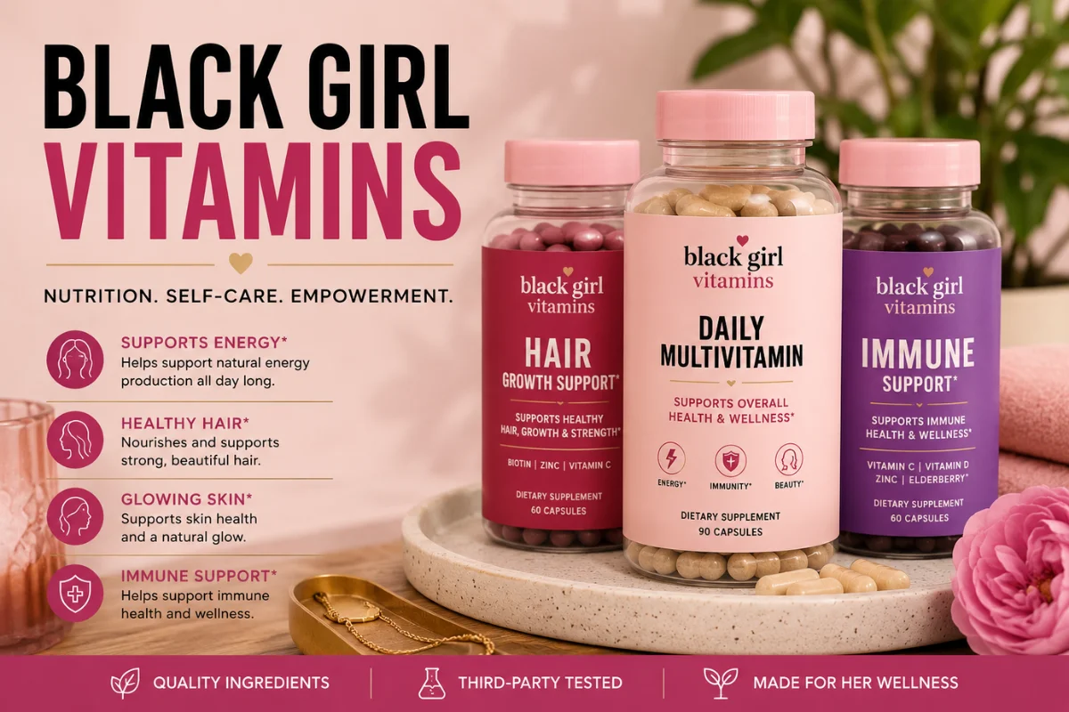 black girl vitamins