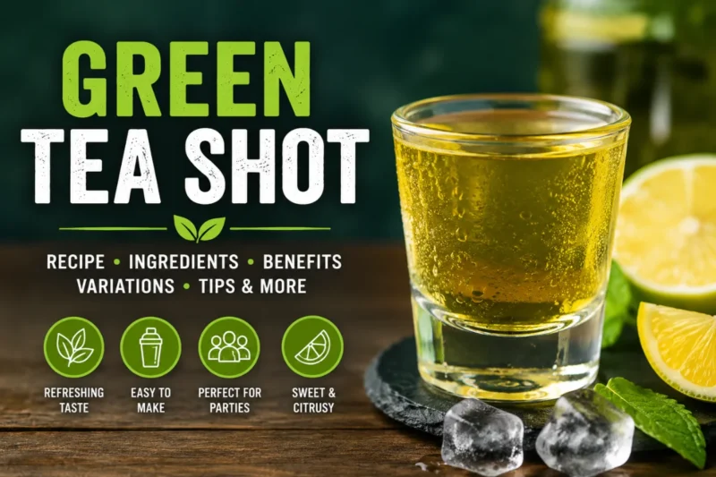 Green Tea Shot: A Complete Guide to Ingredients, Taste, Recipe, and Popular Variations
