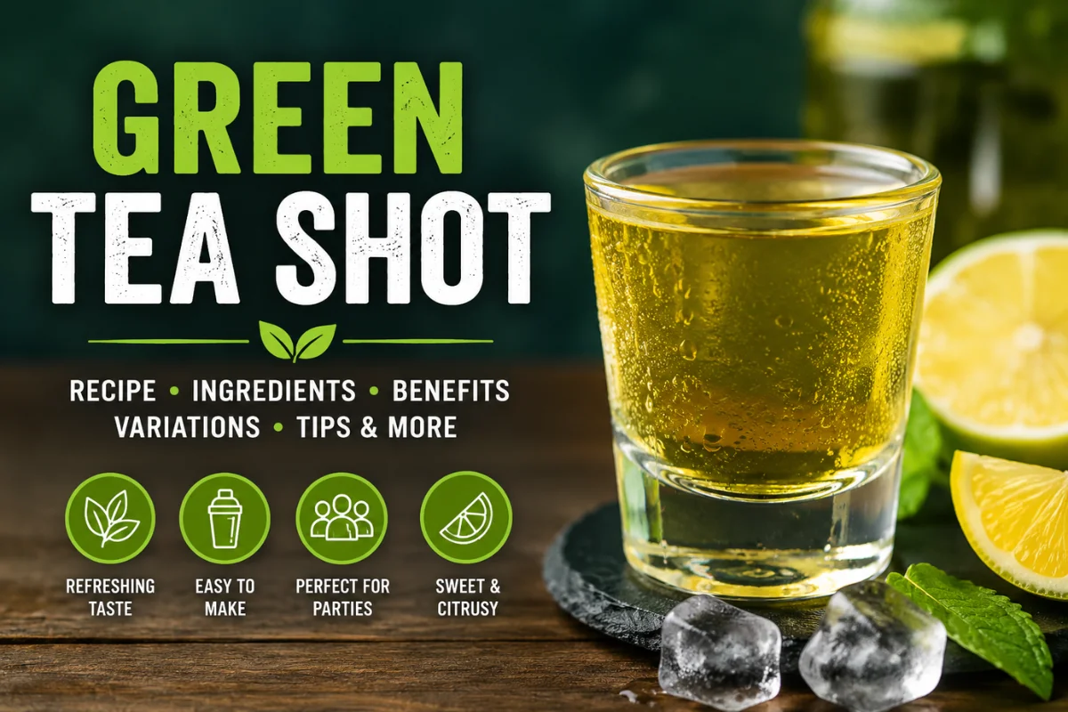 green tea shot